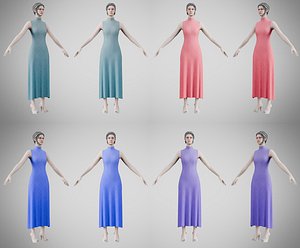 Dress 56 Gradient Colors With Design 1