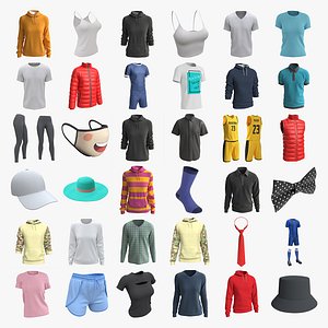 Clothing Collection 38 PBR 3D models