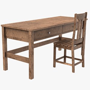 Old Table And Chair