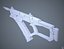 Cyborg femminile Low Poly