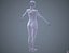 Cyborg femminile Low Poly