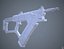 Cyborg femminile Low Poly