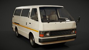 3D Toyota Hiace van model