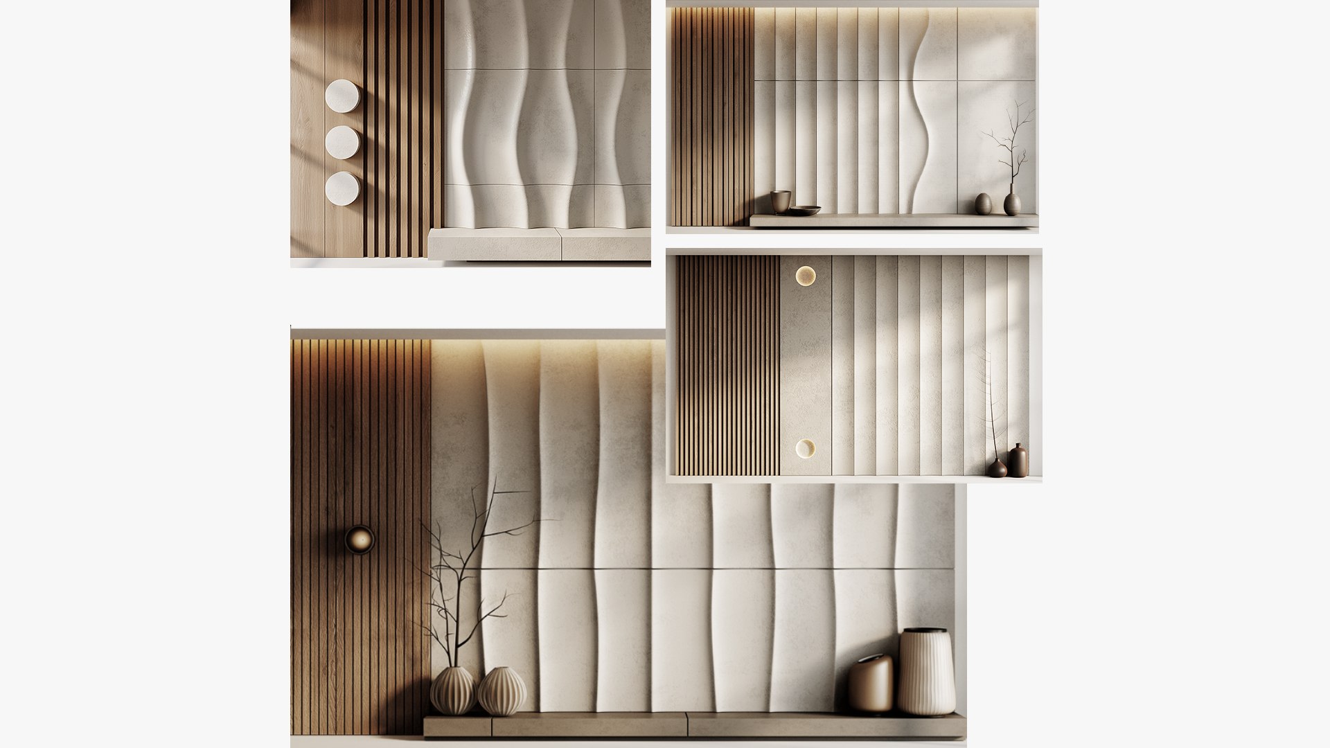 Wall Panels Set 3D Model - TurboSquid 2345609