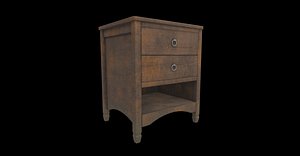 bedside table 3D