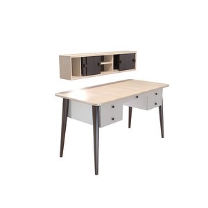 3D desk furniture model