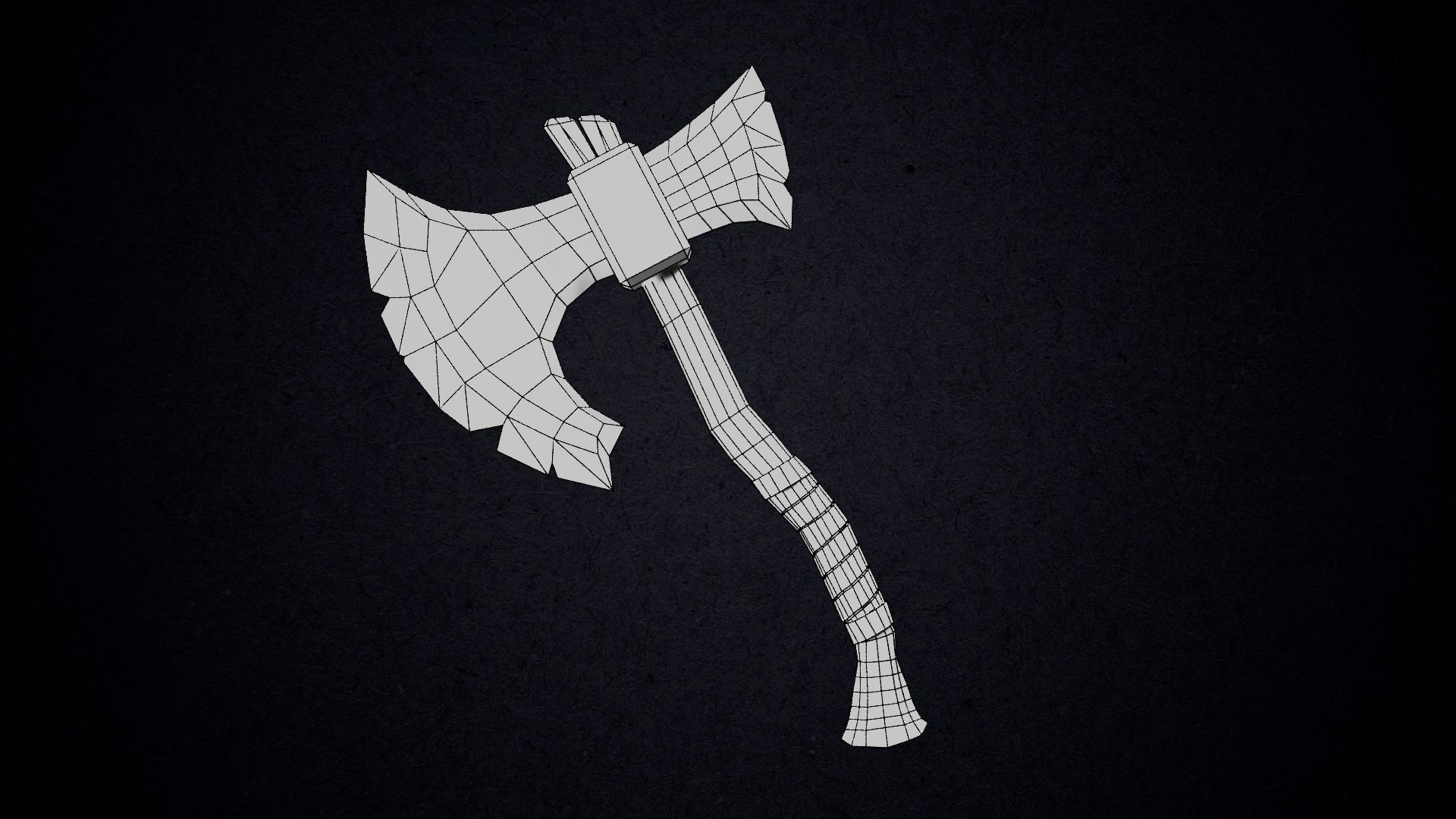 3D Stylized Battle Axe - Game Ready PBR Low Poly Model https://p.turbosquid.com/ts-thumb/x3/tkXhFm/0r/wireframe/png/1773391970/1920x1080/fit_q87/71d9e49bb6f2d19c0a422d0eedacbbd67d2e80cf/wireframe.jpg