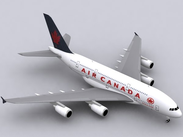 エアバスA380エアカナダ(旧色)3Dモデル - TurboSquid 186663 エアバスA380エアカナダ(旧色)3Dモデル - TurboSquid 186663