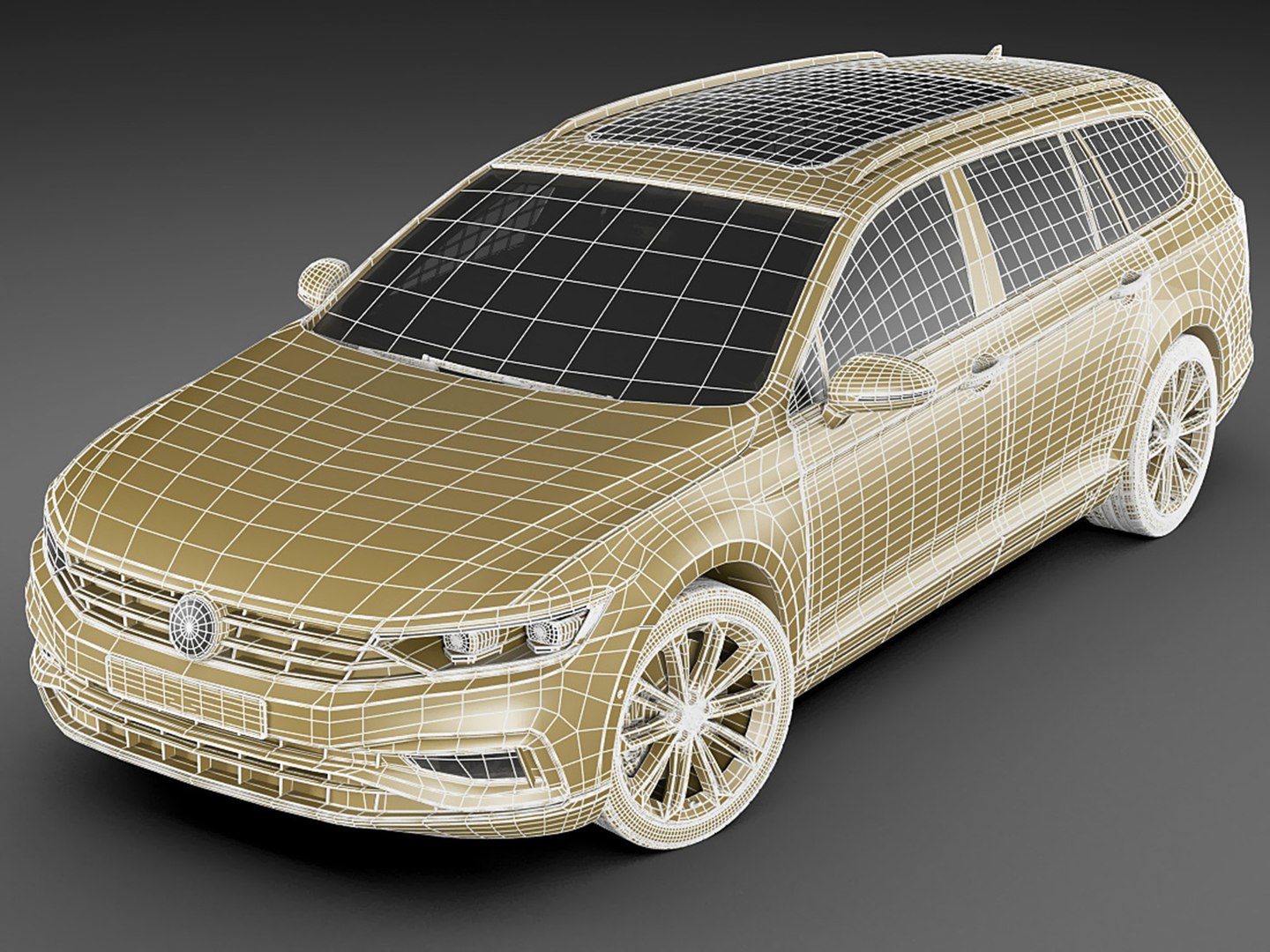 Passat 2020 variant 3D model - TurboSquid 1409512