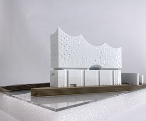 Elbphilharmonie Detailed 3D Model 3D