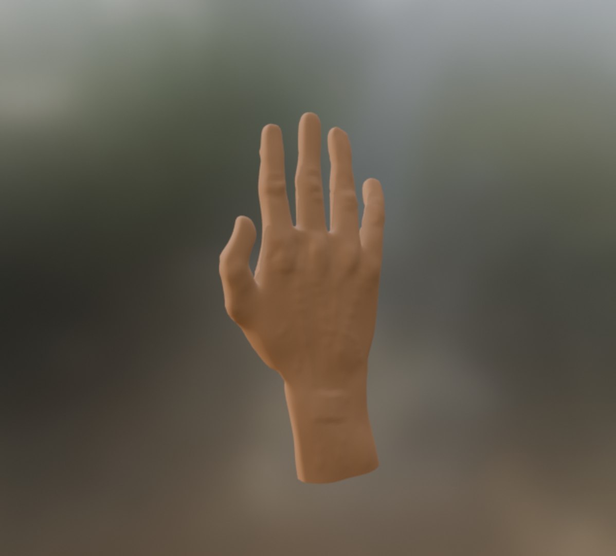Almost Realistic Hand Model Game-ready 3D Model - TurboSquid 2357070