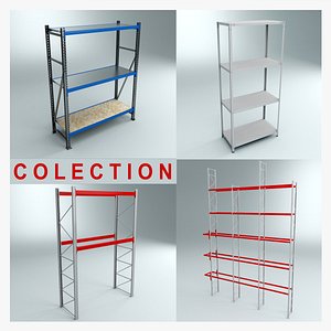 3d model of shelving