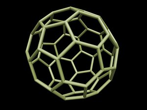 0008 8-grid truncated icosahedron 3d obj