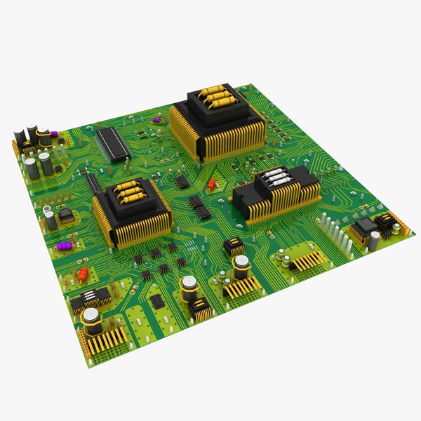 new circuit board 3d model