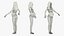 Young Pregnant Woman Rigged for Maya