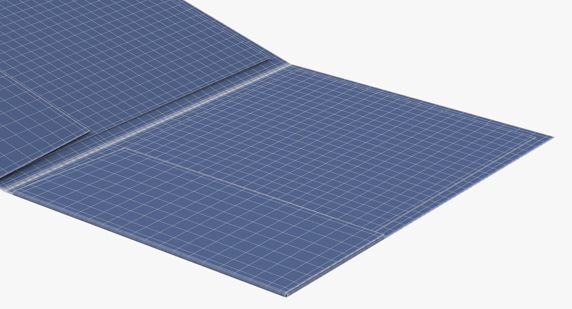 Office Stationary Folder Type 02 Different Poses Blank And Generic 3D ...