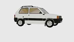 3D model fiat panda