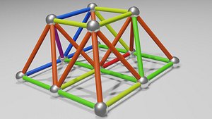 Magnetic childhood OBJ and BLEND 3D model