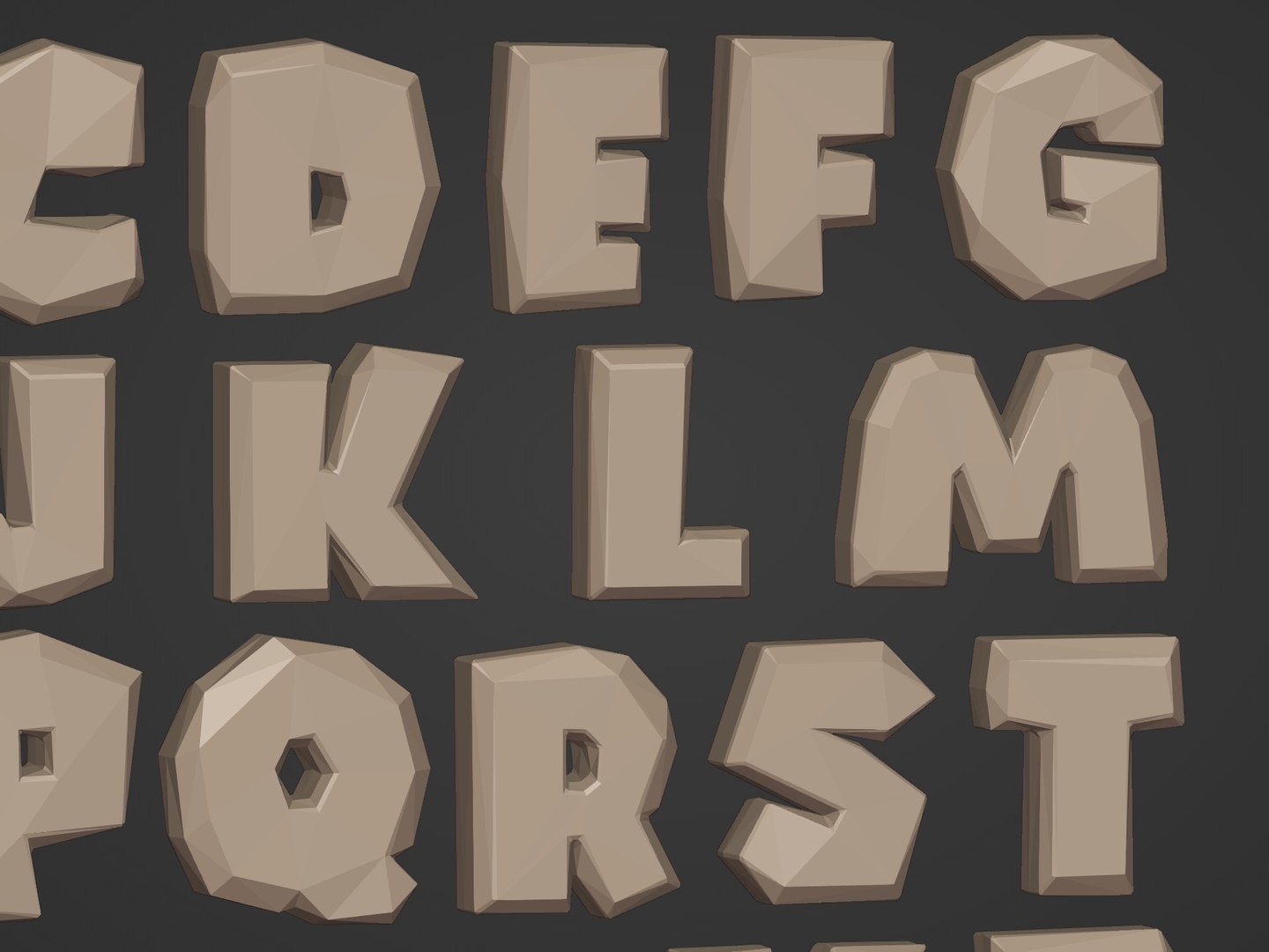 Alphabet model https://p.turbosquid.com/ts-thumb/x4/NE8liG/pZ/i12/jpg/1697542722/1920x1080/fit_q87/6d6967771aec829be7d6df1a0354ac4dde9facbb/i12.jpg