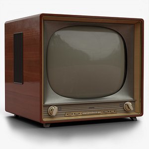 Retro TV PBR 3D