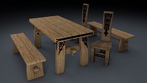 set tables chair model
