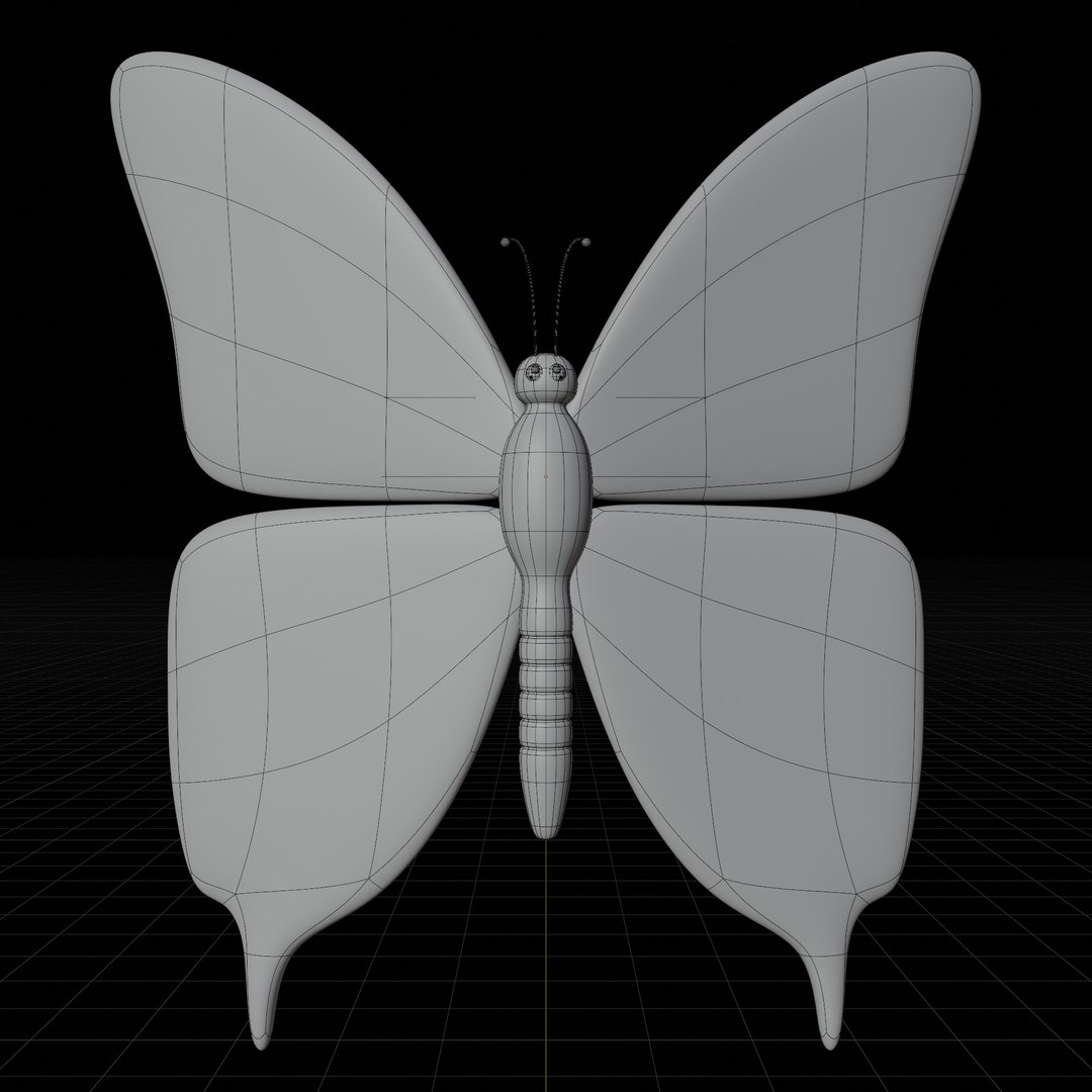 3D Butterfly Model - TurboSquid 2340265