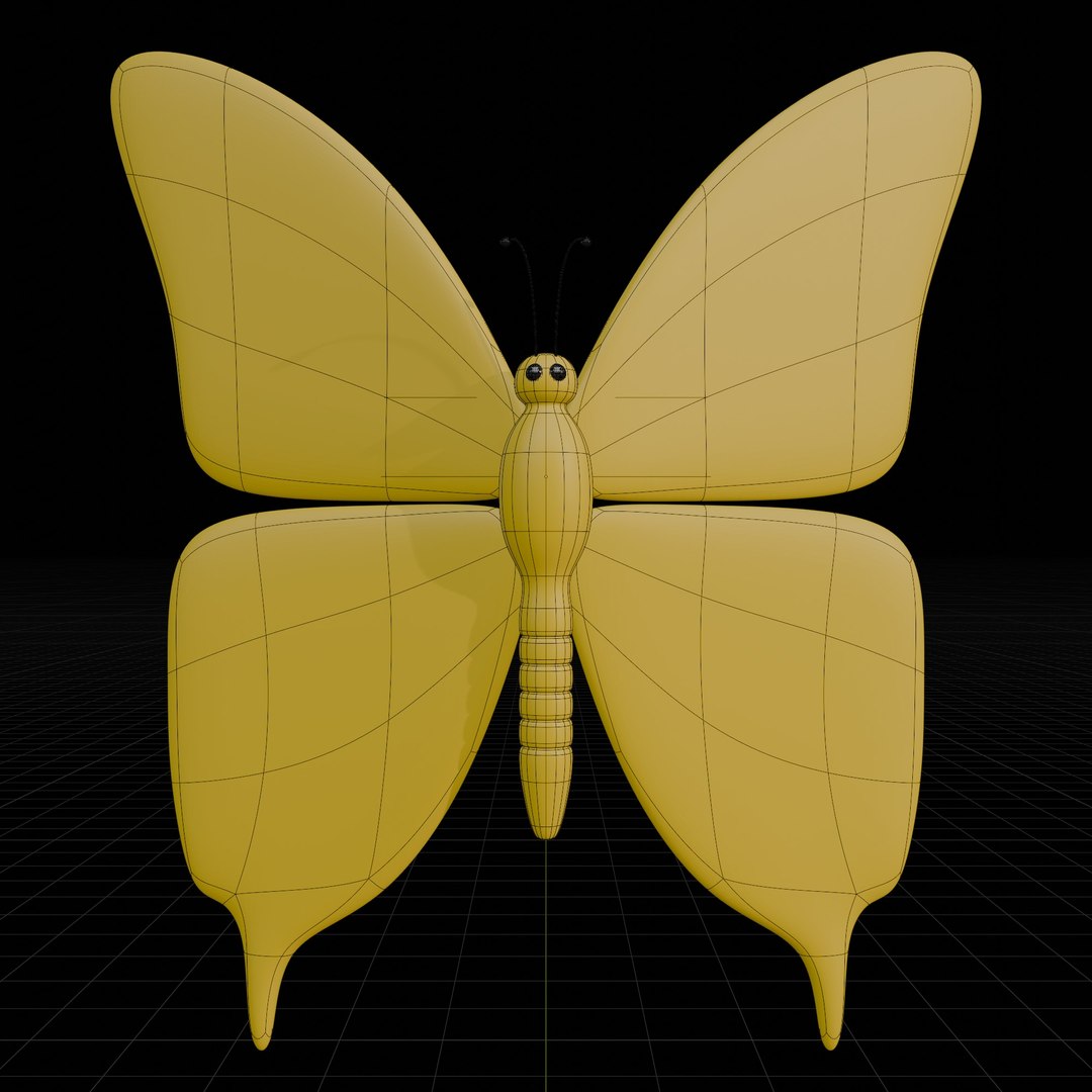 3D Butterfly Model - TurboSquid 2340265
