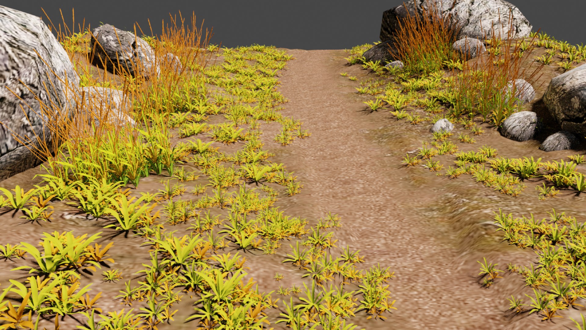 Free 3D Rocks Grass Model - TurboSquid 2233748