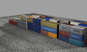 3d container stack