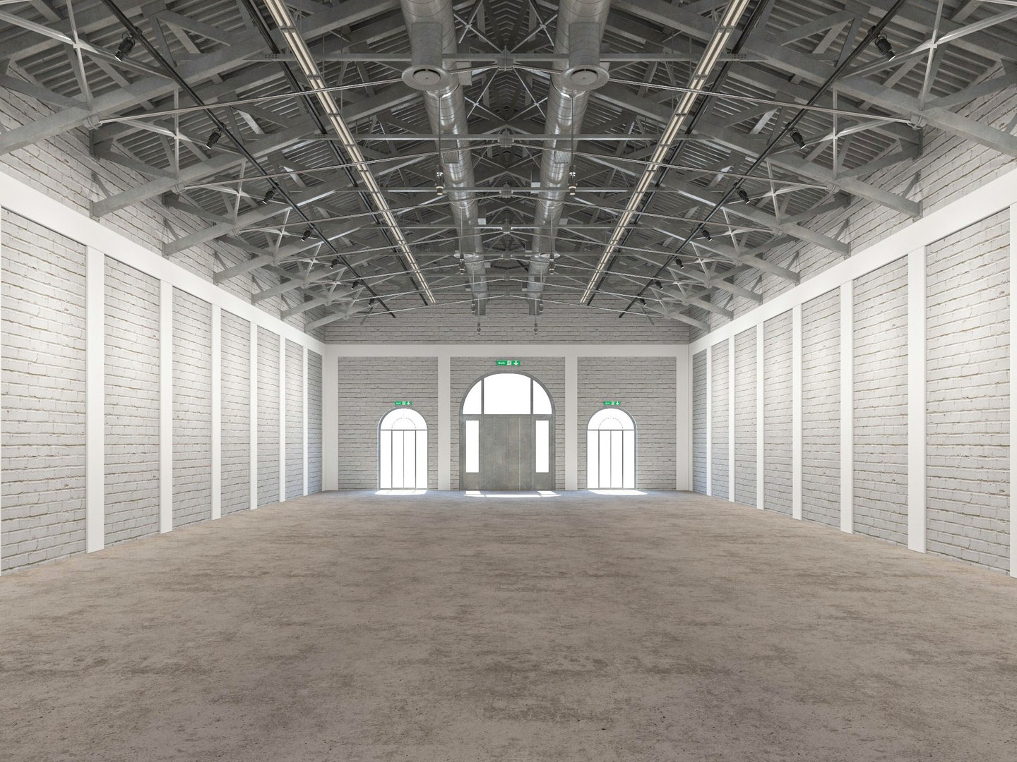 3D Model Exhibition Hall Interior 15 - TurboSquid 2077335