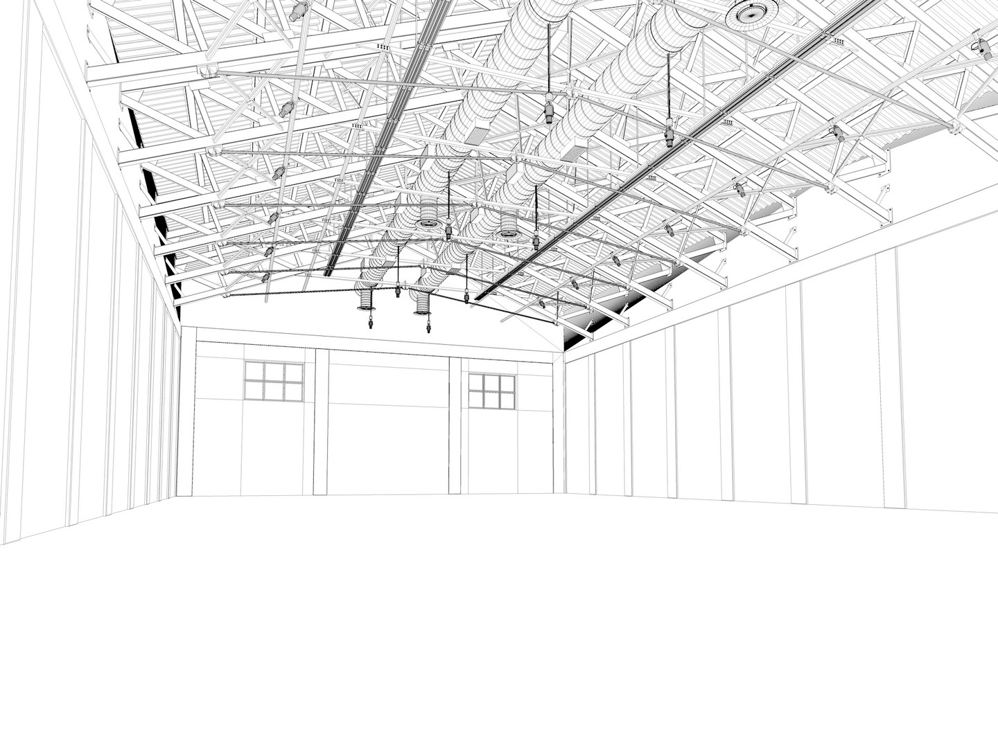 3D Model Exhibition Hall Interior 15 - TurboSquid 2077335