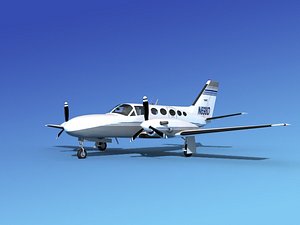 3d model scale cessna 425 conquest