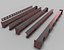 Metal Industrial Beams Pack