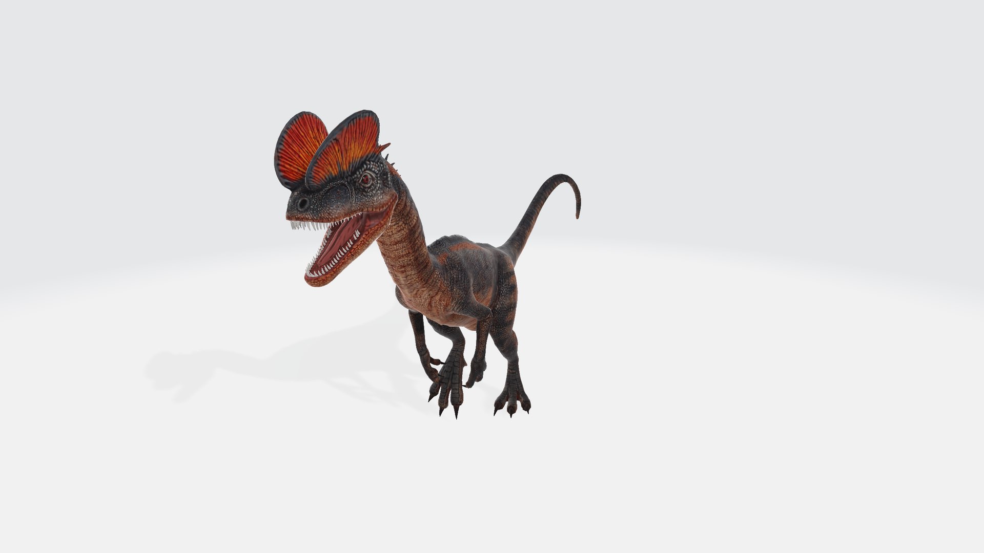3D Dilophosaurus Model - TurboSquid 2346290