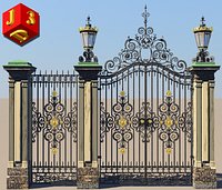Antique gate