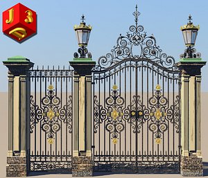 3d metallic gate