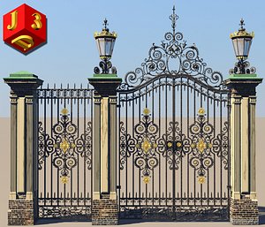 Antique gate