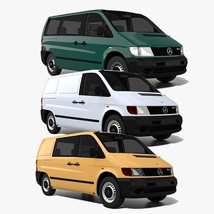 Mercedes-Benz Vito W638 3-in-1 Pack Passenger Cargo Crew Van
