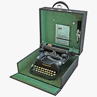 Corona Portable Typewriter 1920 Set