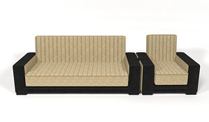 Armchair and Sofa