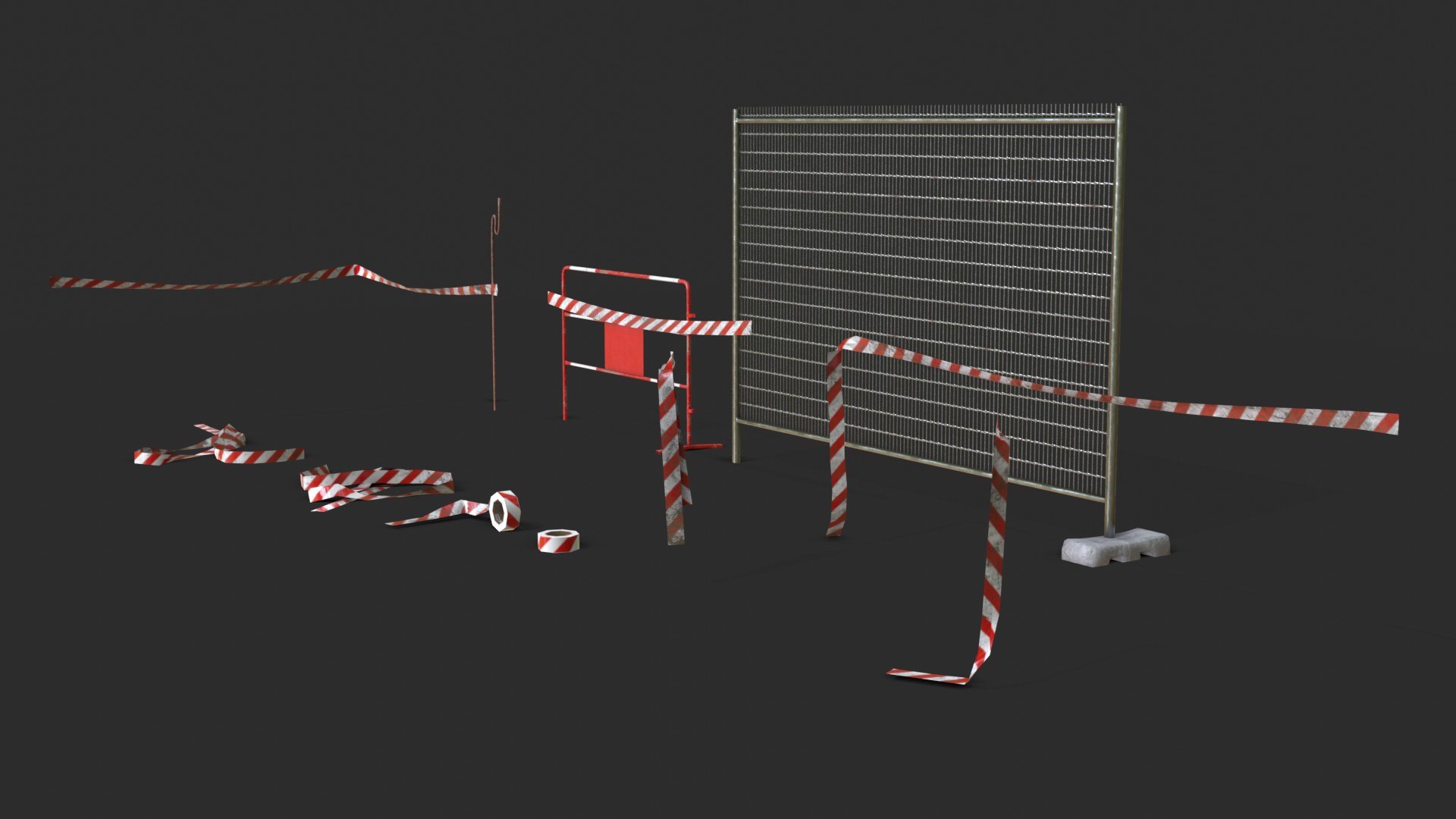 3D Elements Safety Construction Model - TurboSquid 1525018