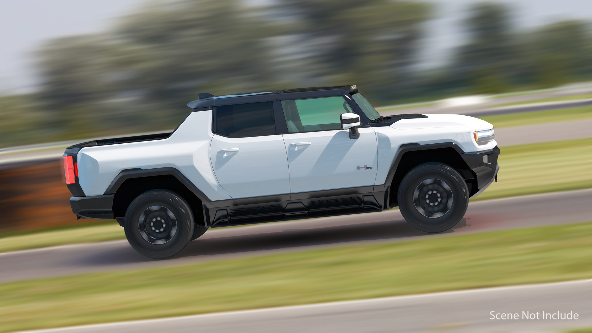 GMC Hummer EV Luxury Electric Truck White model - TurboSquid 2086689