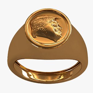 3D Ring Donald Trump 0006 model