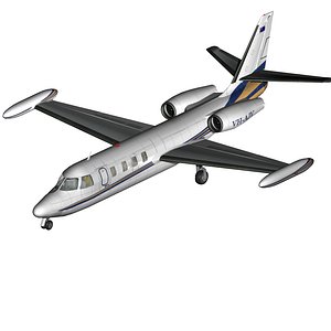 israel westwind business jet 3D model