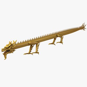 ancient straight dragon 3d max