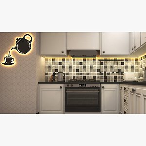 3D Realistic Kitchen