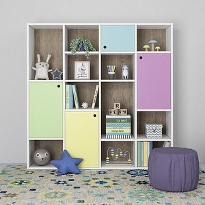 3D nursery decor model