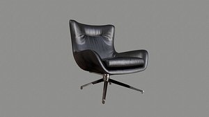 3D pbr archviz armchair 02