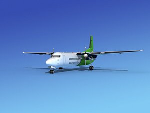 3d model fokker 50