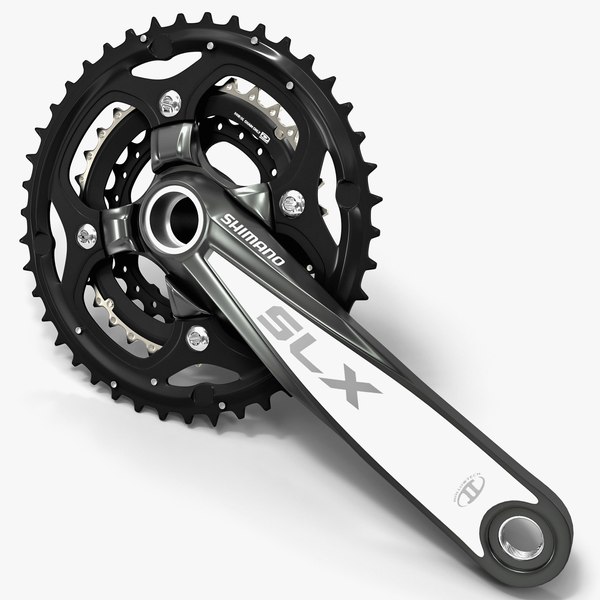 自転車クランクセットShimano M660 23Dモデル - TurboSquid 763847